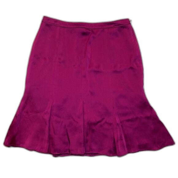 NWT Ann Taylor Mauve Silky Mermaid Skirt Size 10 - Picture 1 of 4